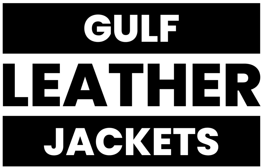 Gulf Leather Jackets Logo in Black