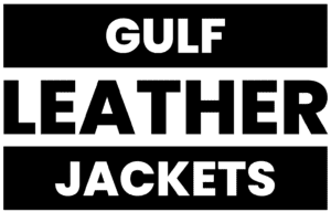 Gulf Leather Jackets Logo in Black