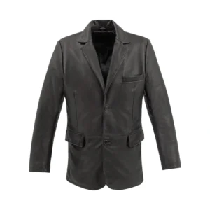 Product image of Diamond - Lambskin Leather Coat by Gulf Leather Jackets