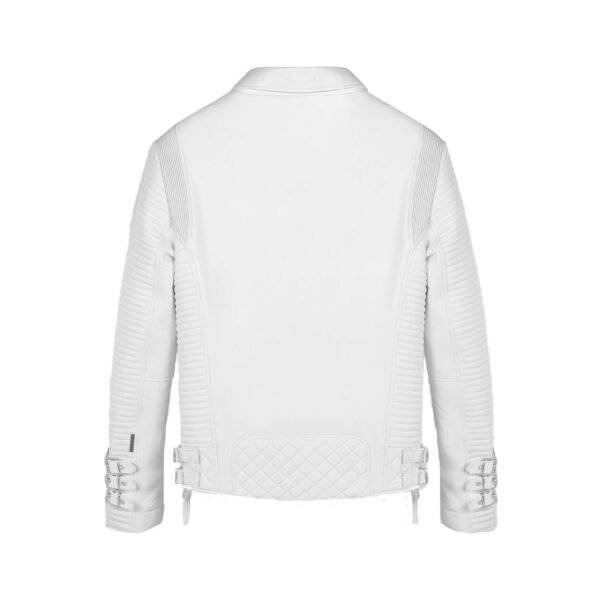 Prestige - White Leather Jacket - Image 2