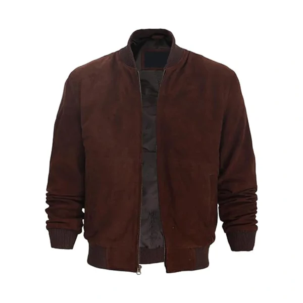 product image of Orange - Ald Brown Leather Jacket by Gulf Leather Jackets